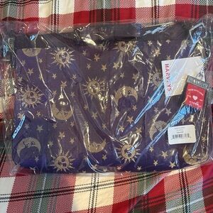 Harveys Purple and Gold Starry Tote